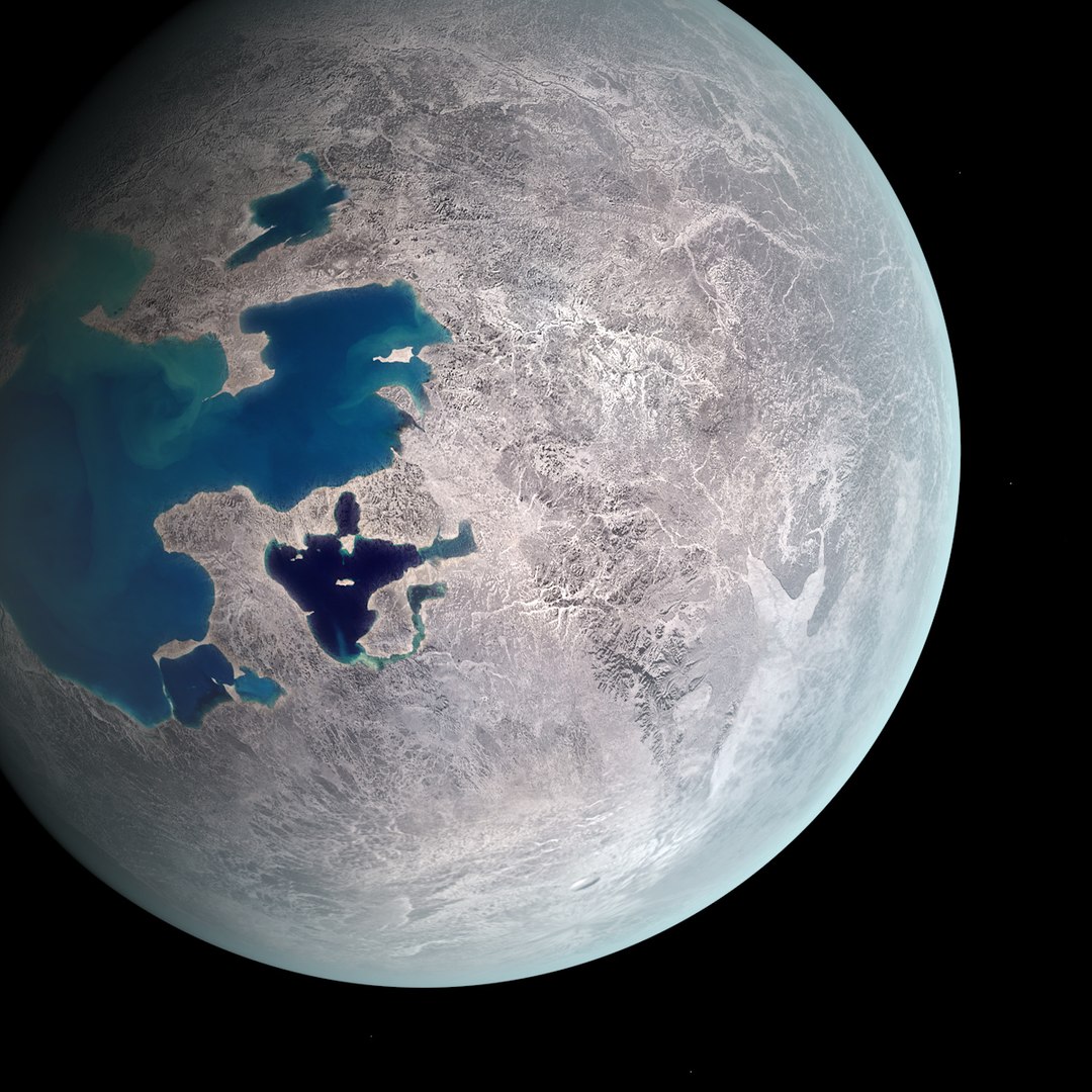 Fictional Alien Dwarf Planet 8k with Asteroids 3D model - TurboSquid ...