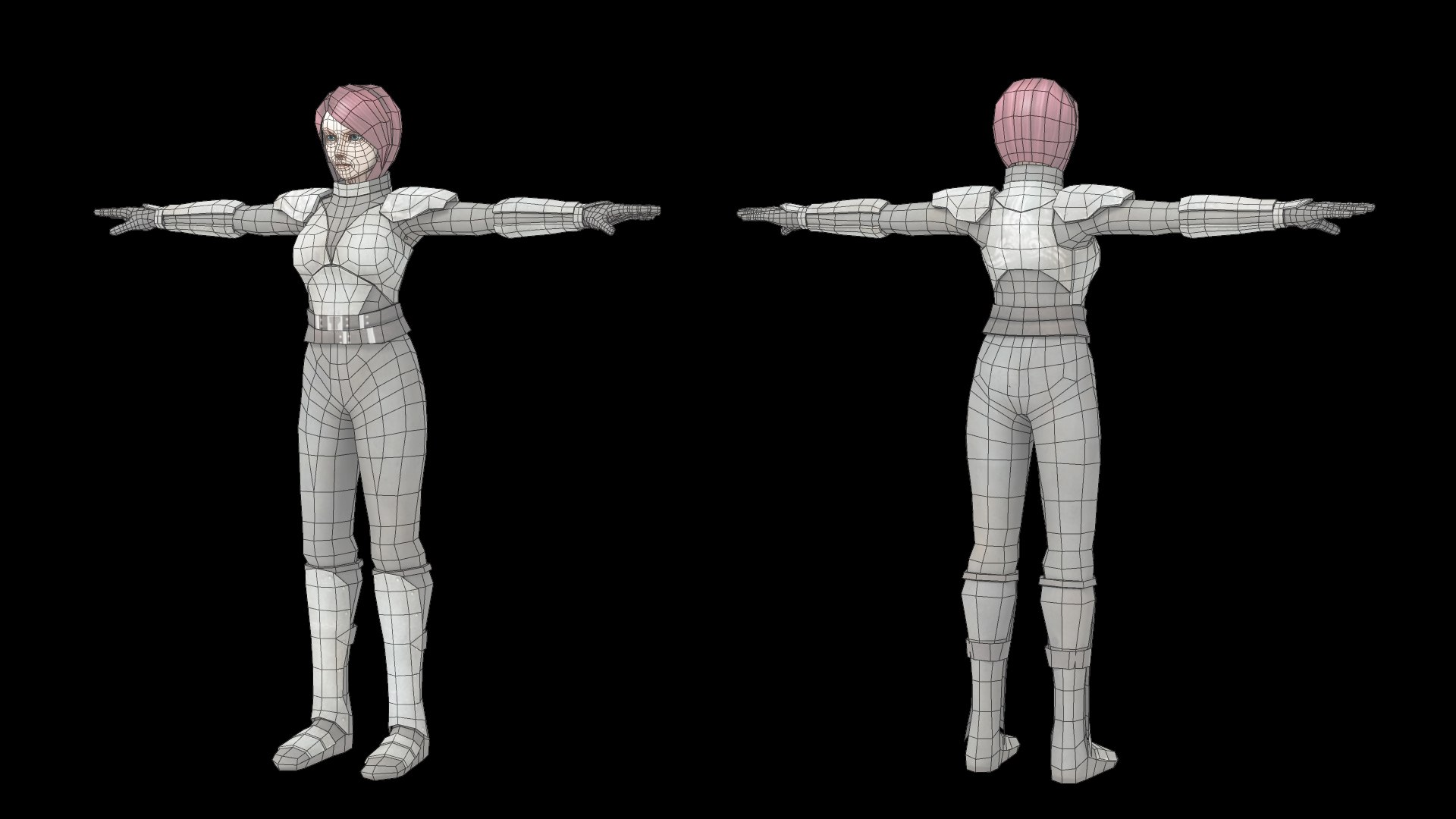 Kostenlose 3D Female Characters Models – RBMCRK