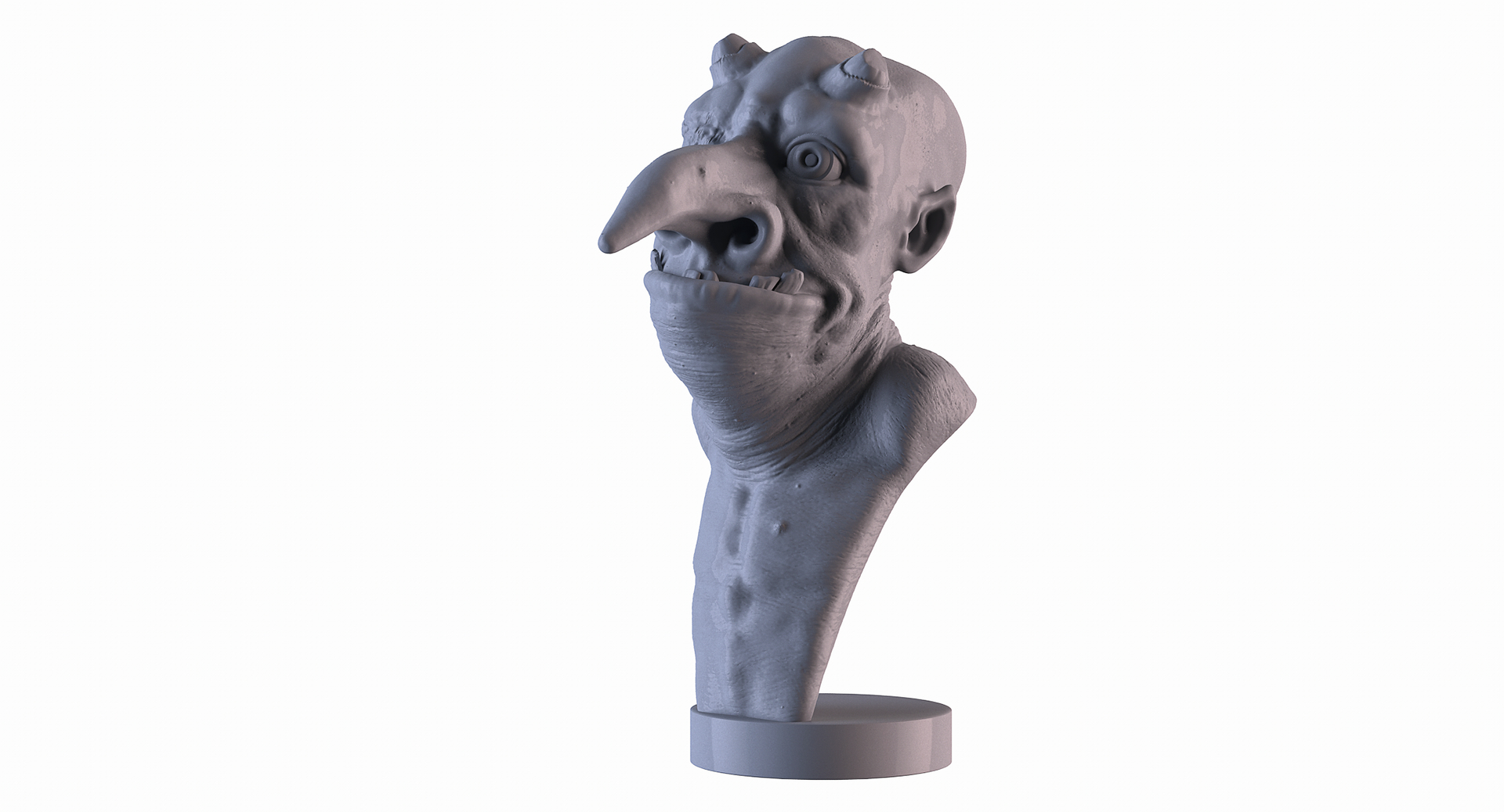 Free 3D fantasy bust model TurboSquid 1700172