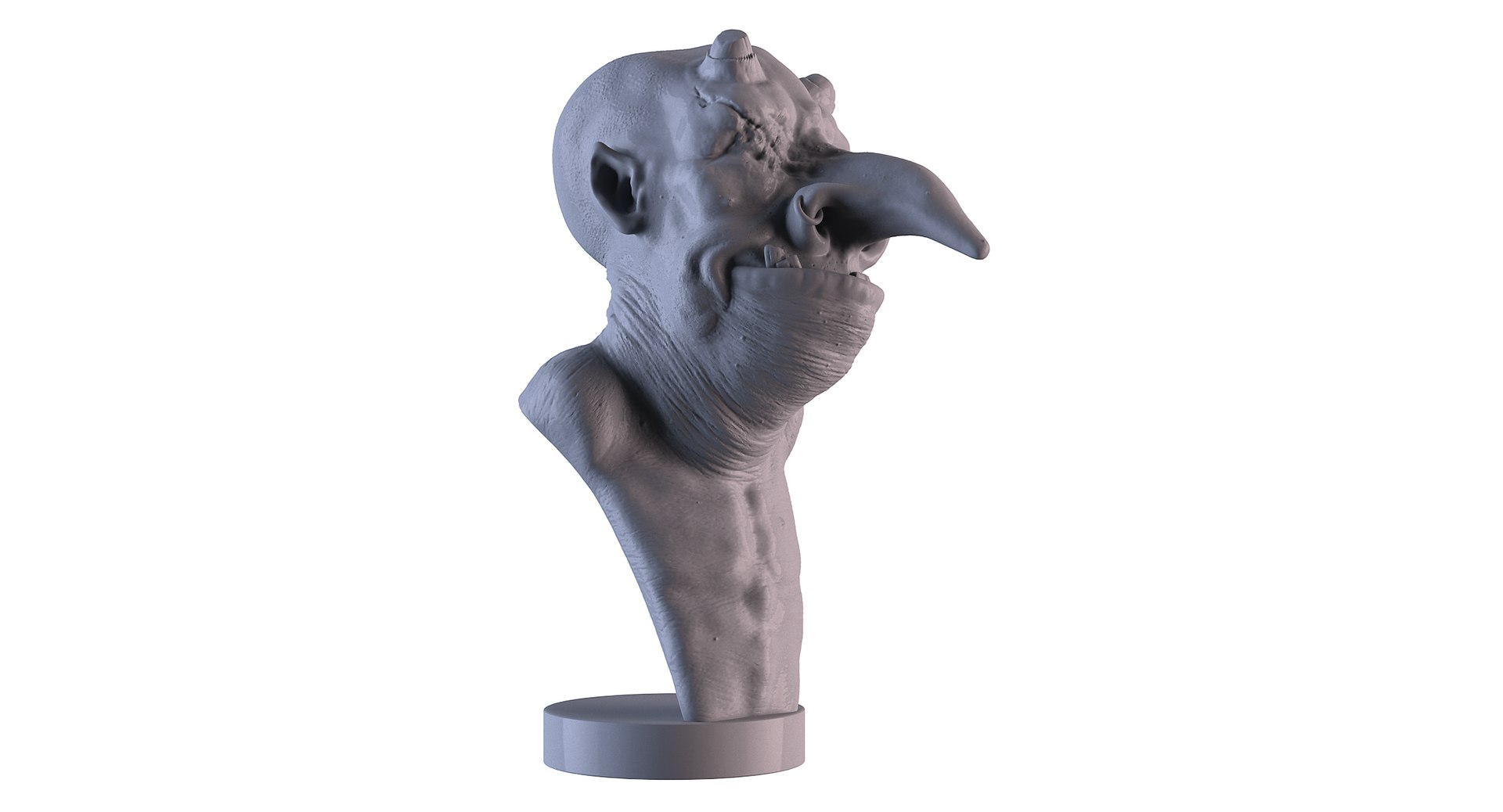 Free 3D Fantasy Bust Model - TurboSquid 1700172