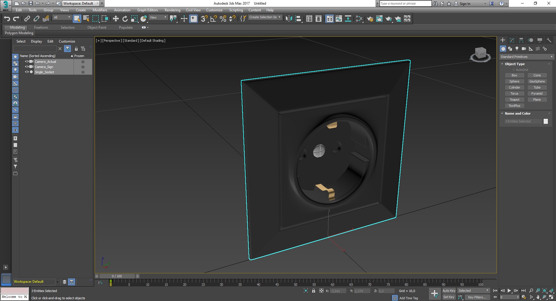 Single Socket 3D - TurboSquid 1631094