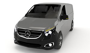 Mercedes-Benz Vito Low-poly modelo 3D