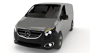 Mercedes-Benz Vito Low-poly modelo 3D
