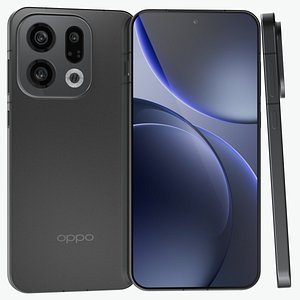 3D OPPO Find X9 Fog Black