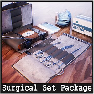 3D Surgical Set  11 Assets