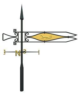 3D weather vane
