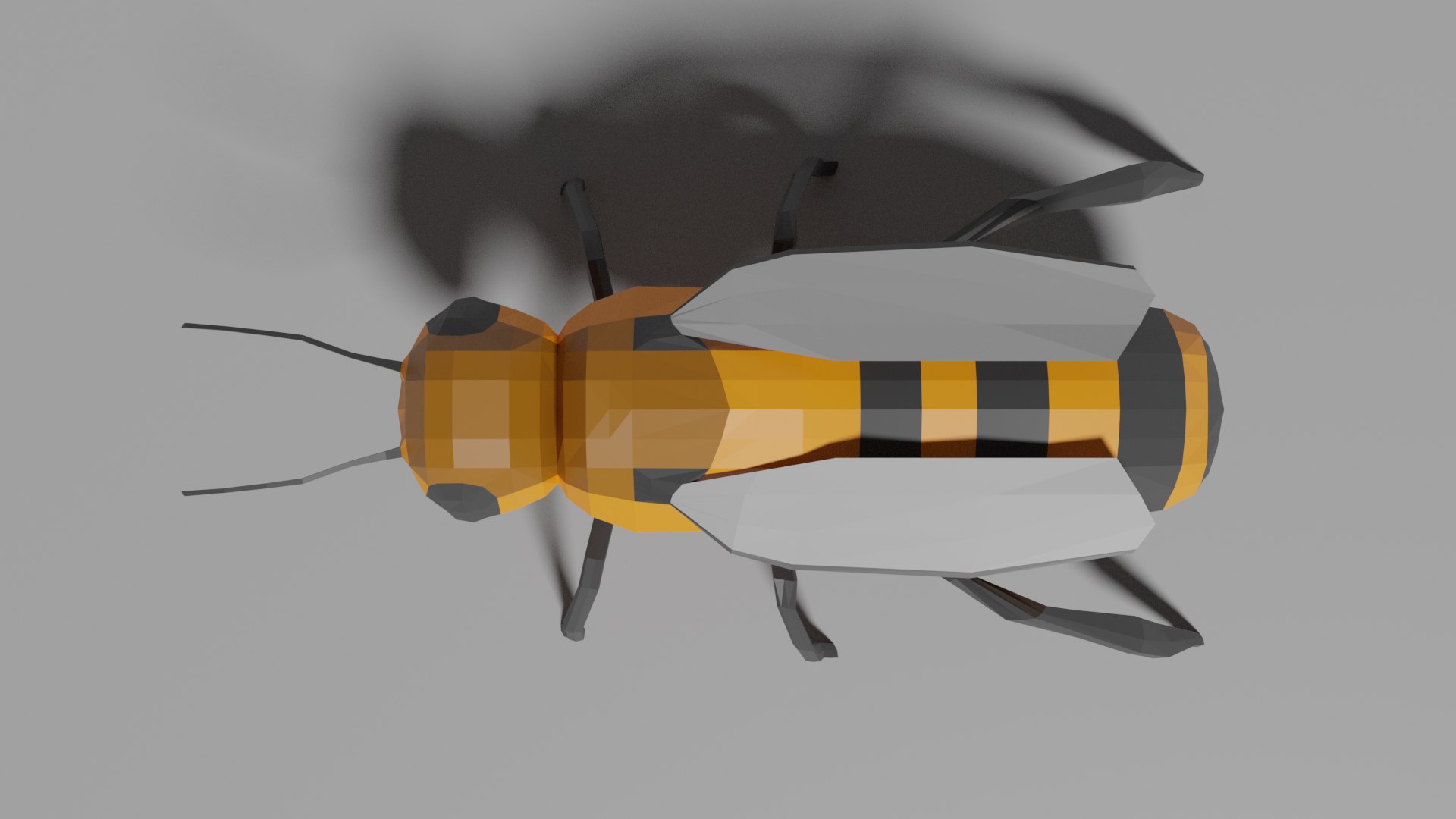Low-poly Bee 3D - TurboSquid 1777195