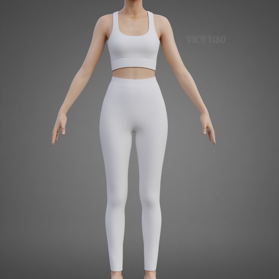White and Black Yoga Outfit - Sports Bra Tank Top and Leggings 3D Clothing 3D https://p.turbosquid.com/ts-thumb/Xw/0pZM3G/TH/0001/jpg/1784976744/1920x1080/fit_q87/c65ba6878ba22a776086f8b9fdca94b5efd54d3e/0001.jpg