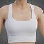 Completo yoga bianco e nero - Canotta sportiva e leggings - Abbigliamento 3D