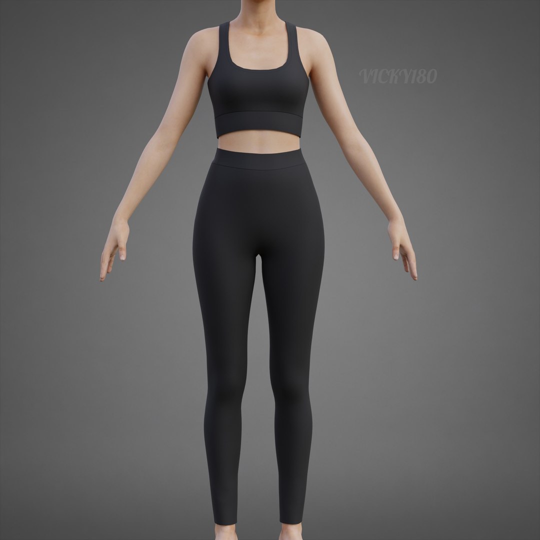 White and Black Yoga Outfit - Sports Bra Tank Top and Leggings 3D Clothing 3D https://p.turbosquid.com/ts-thumb/Xw/0pZM3G/eG/0011/jpg/1784976750/1920x1080/fit_q87/bcb5d2af81fc57123f8d6996297cb98e6fa83d2a/0011.jpg