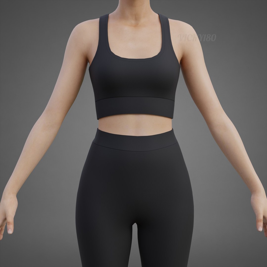 White and Black Yoga Outfit - Sports Bra Tank Top and Leggings 3D Clothing 3D https://p.turbosquid.com/ts-thumb/Xw/0pZM3G/fX/0017/jpg/1784976751/1920x1080/fit_q87/f972cbcd8976a4e7bd59d88d5d51b4b74d0afdaf/0017.jpg