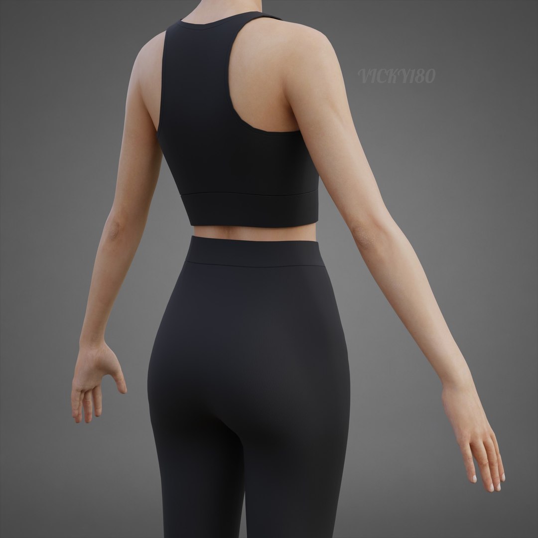 White and Black Yoga Outfit - Sports Bra Tank Top and Leggings 3D Clothing 3D https://p.turbosquid.com/ts-thumb/Xw/0pZM3G/fY/0019/jpg/1784976752/1920x1080/fit_q87/c68d85d11018fbdc42956fa97908e330b990d463/0019.jpg
