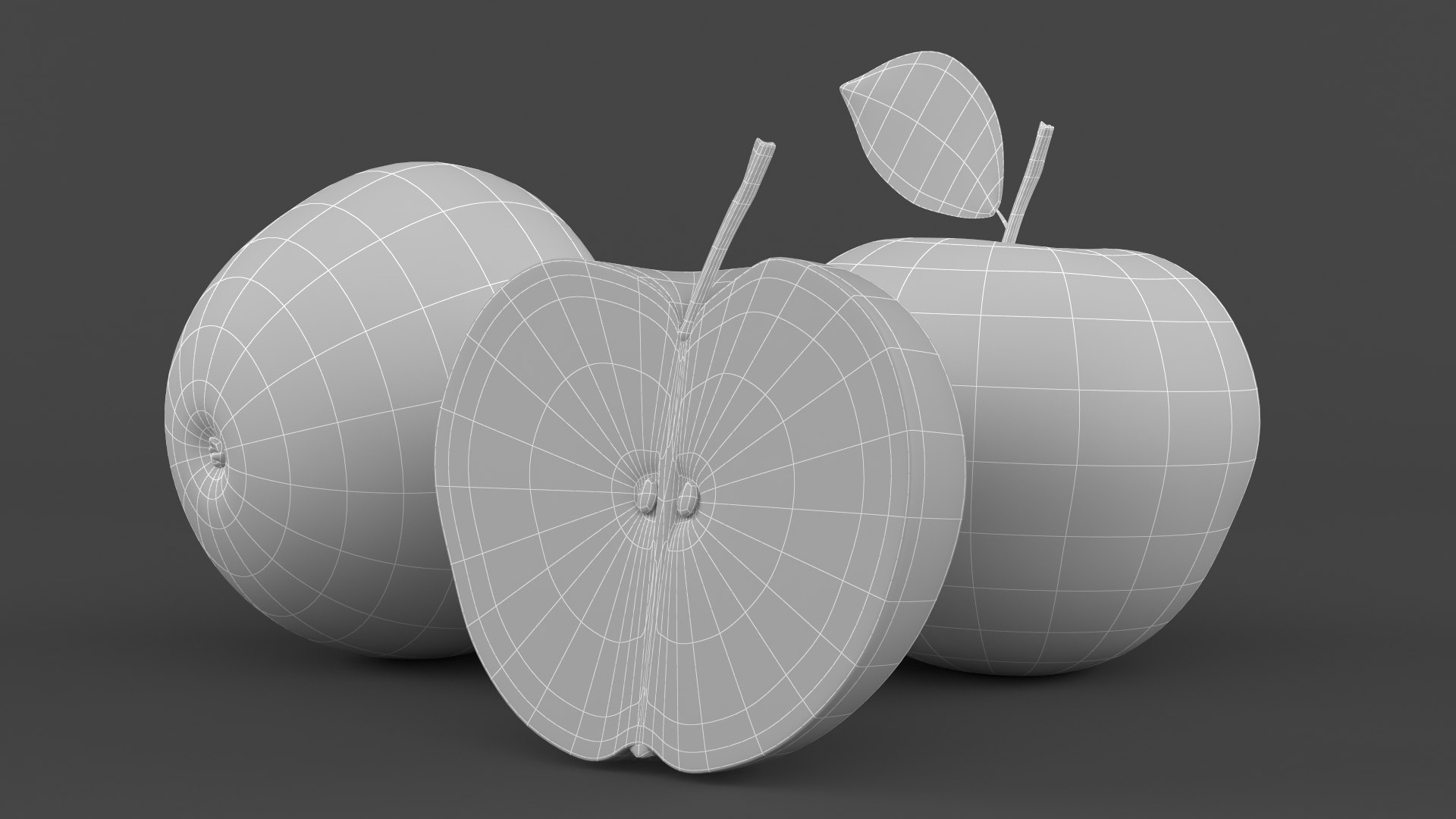 3D Apple Fruit - TurboSquid 1953523