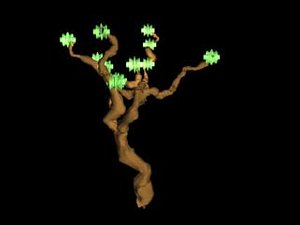 3d twisted tree model