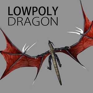 3d dragon bahamut final model