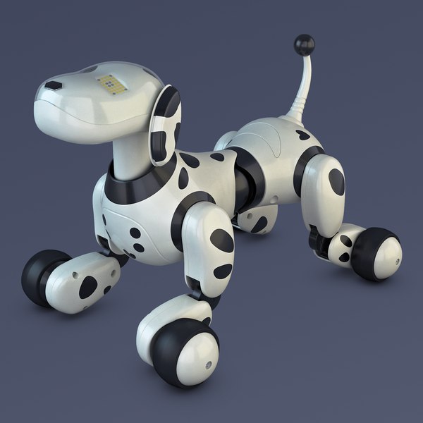 Zoomer robot dog dalmatian 3D model TurboSquid 1154383