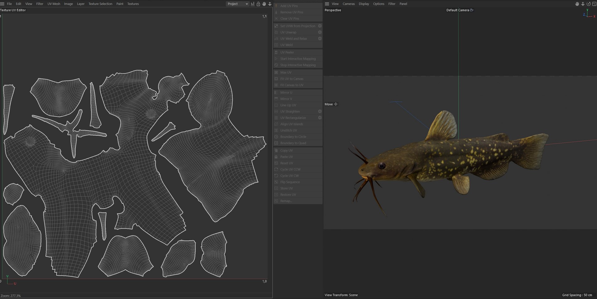 Spotted Bullhead fish 3D model https://p.turbosquid.com/ts-thumb/Xw/B06Znr/9l/uv/jpg/1767512517/1920x1080/fit_q87/e4f32d360ce626f4f15f6d41e773c7b10d219fb9/uv.jpg