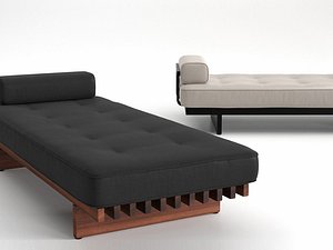DS-80-791 Daybed with Armrest Outdoor