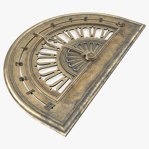 Old Elevator Floor Indicator Brass
