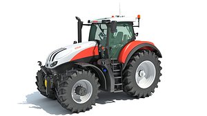 3D steyr tractor model