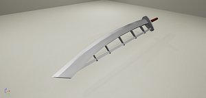 katana sword 3D model