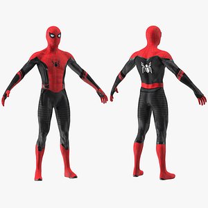 3D Spider Man Rigged for Modo