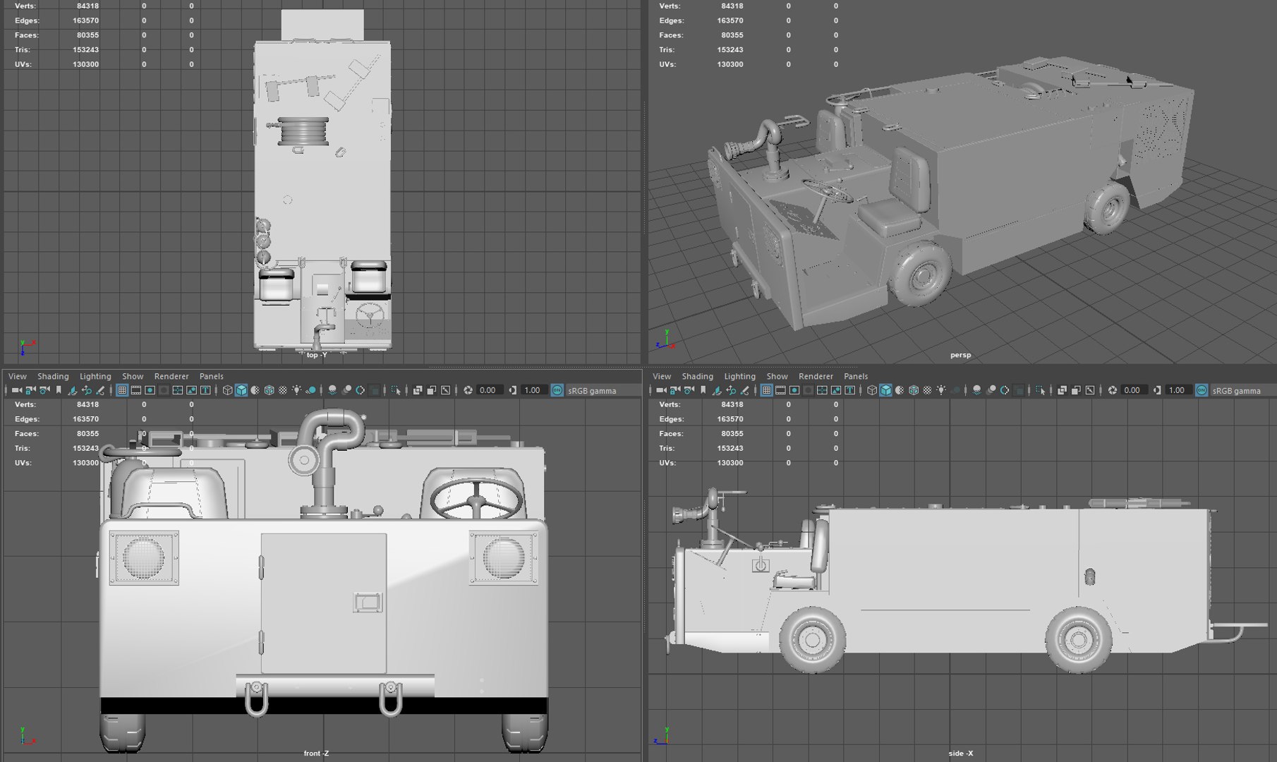 3D P25 Fire Engine Model - TurboSquid 2047832