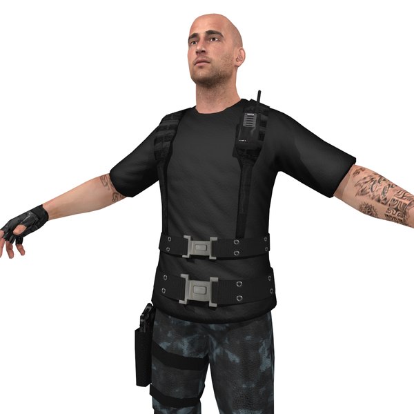 3ds max mercenary soldier