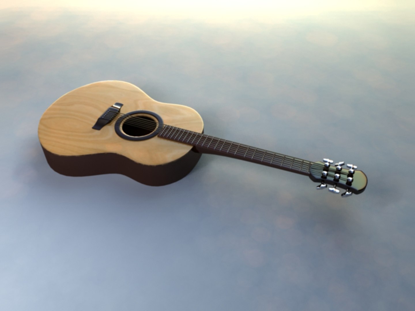 Free Ma Model Acoustic Guitar Simple