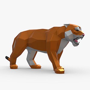 3D tiger model