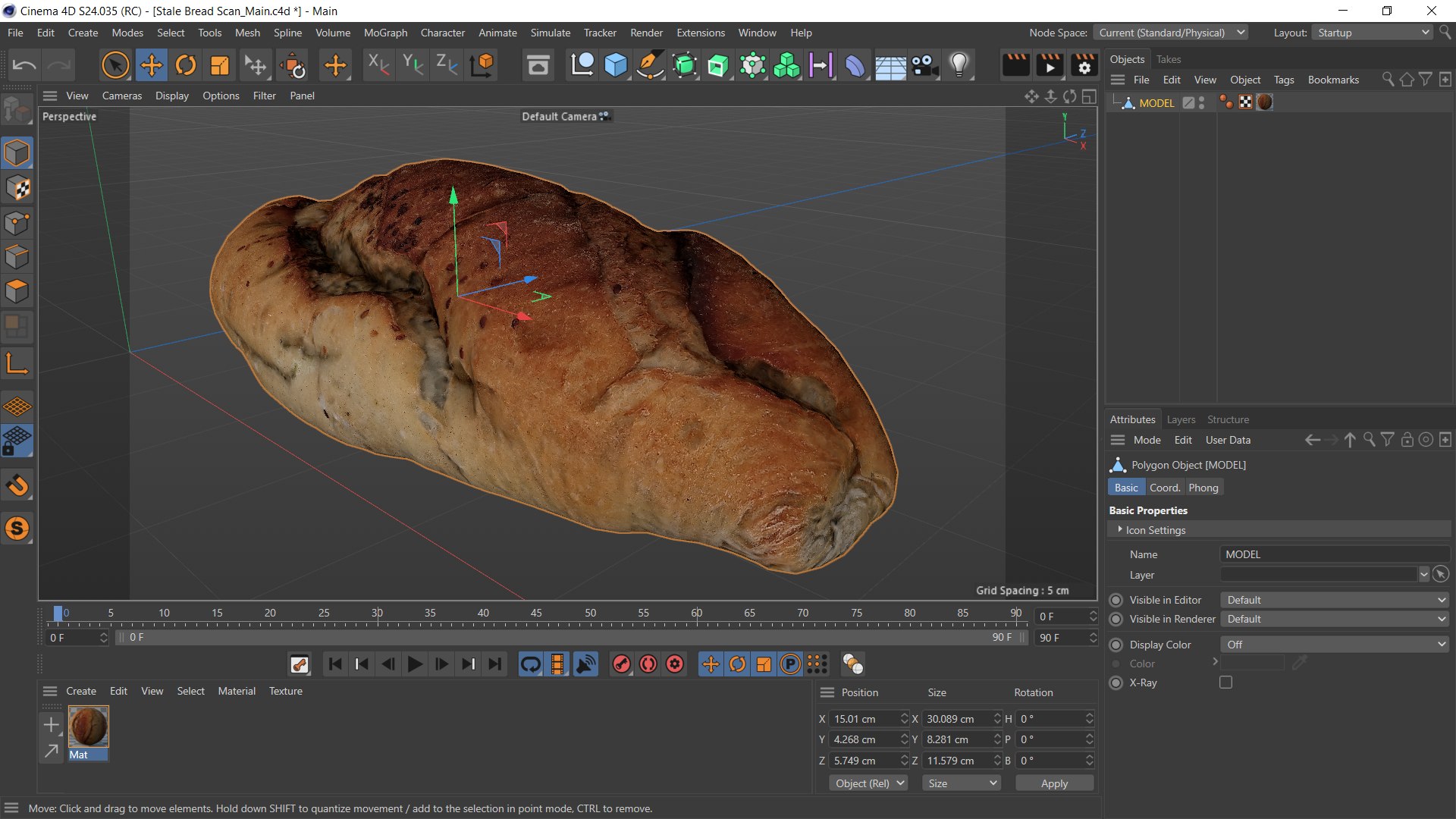 3D Stale Bread Scan - TurboSquid 2111473