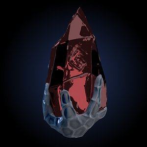 magical stone rune 3D model