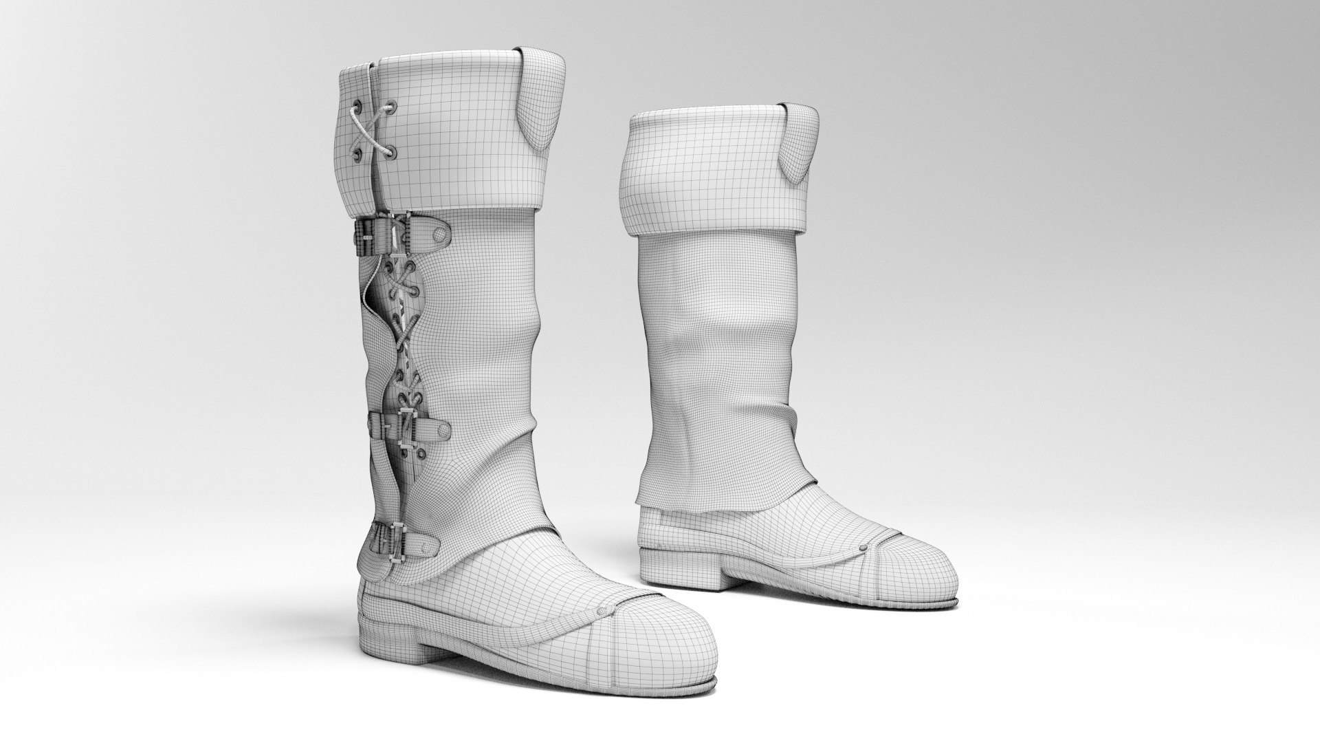 3D Medieval Leather Boots https://p.turbosquid.com/ts-thumb/Xw/dvYAsE/Vt/wire/jpg/1667914878/1920x1080/fit_q87/947a22007823dda03bc4948fe256a3b82814a6bc/wire.jpg