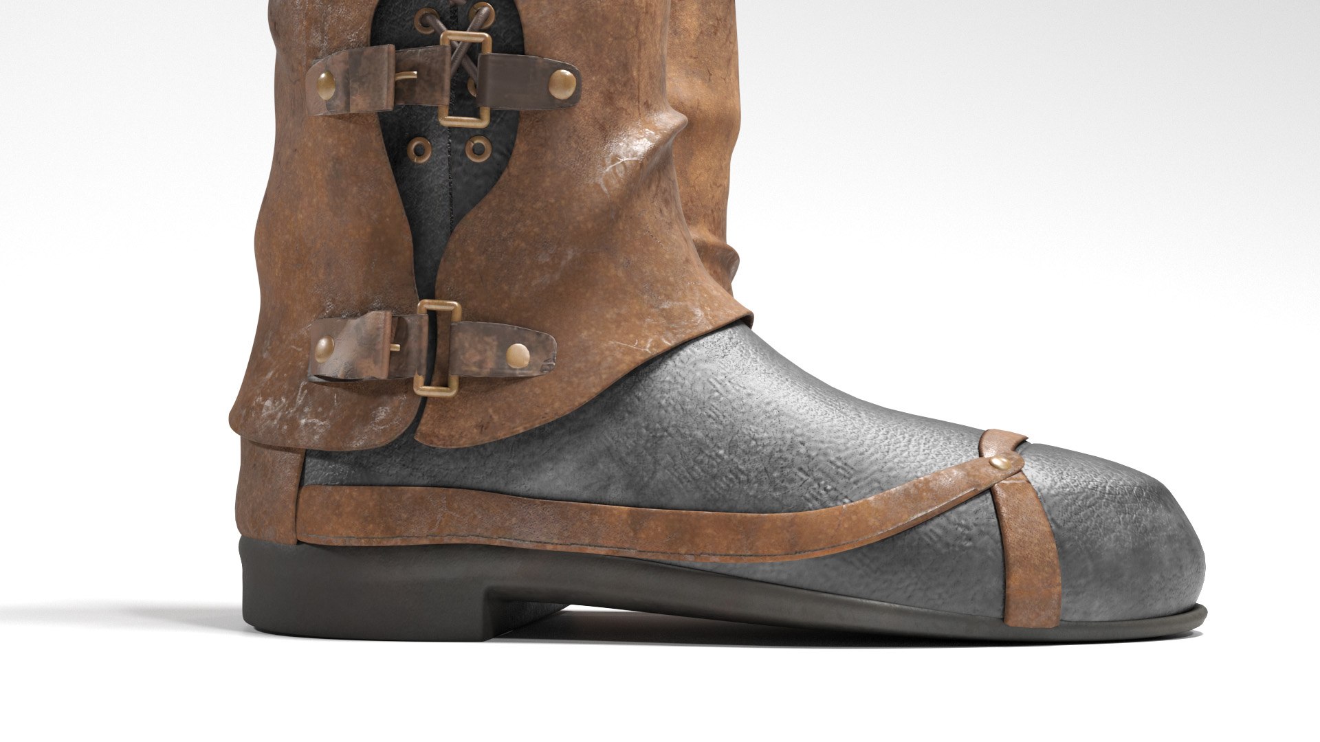 3D Medieval Leather Boots https://p.turbosquid.com/ts-thumb/Xw/dvYAsE/sj/render_close/jpg/1667913951/1920x1080/fit_q87/2ca87be8757db5fec18de9508c858a9a54ec09f9/render_close.jpg