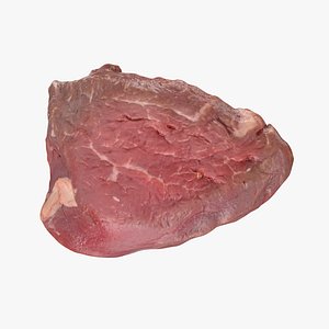 raw fillet steak 3D