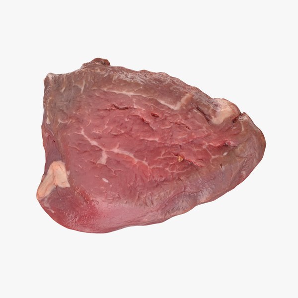 raw fillet steak 3D