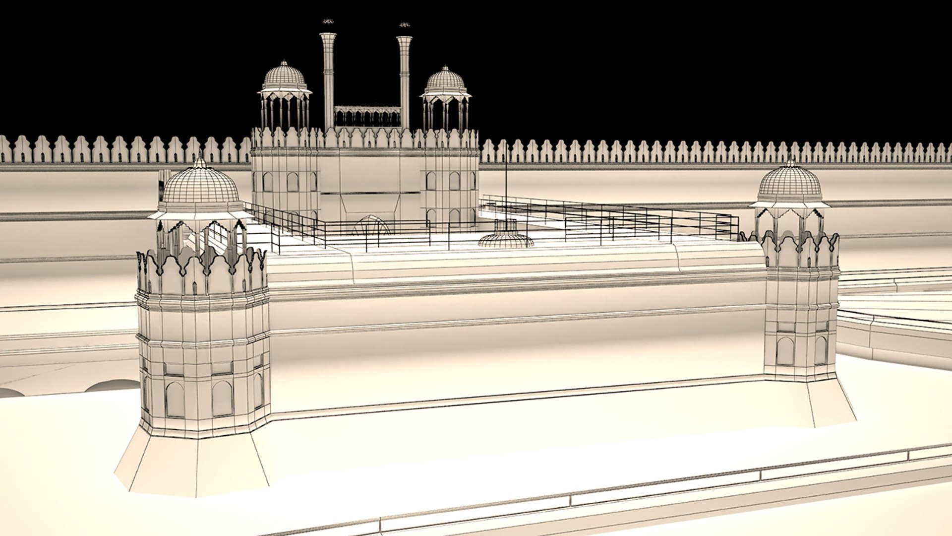 3D redfort - TurboSquid 1573483
