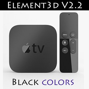 Apple TV New Element3D V2.2