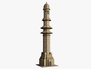 3D Ancient Indian Tower