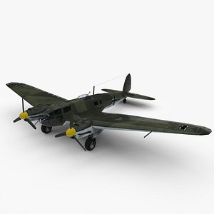 3d model of heinkel 111