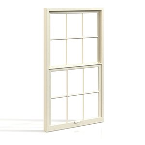 Hurricane Proof Pvc Single Glazed Vertical Sliding Glass Window PBR