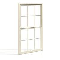 Hurricane Proof Pvc Single Glazed Vertical Sliding Glass Window PBR