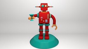 3D model toy robot
