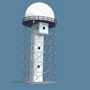 air route surveillance radar 3d max