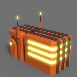 3D model PBR Sci-Fi Building A05