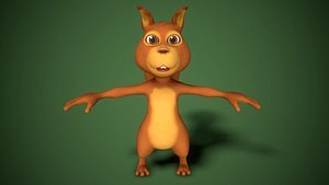 cartoon squirell