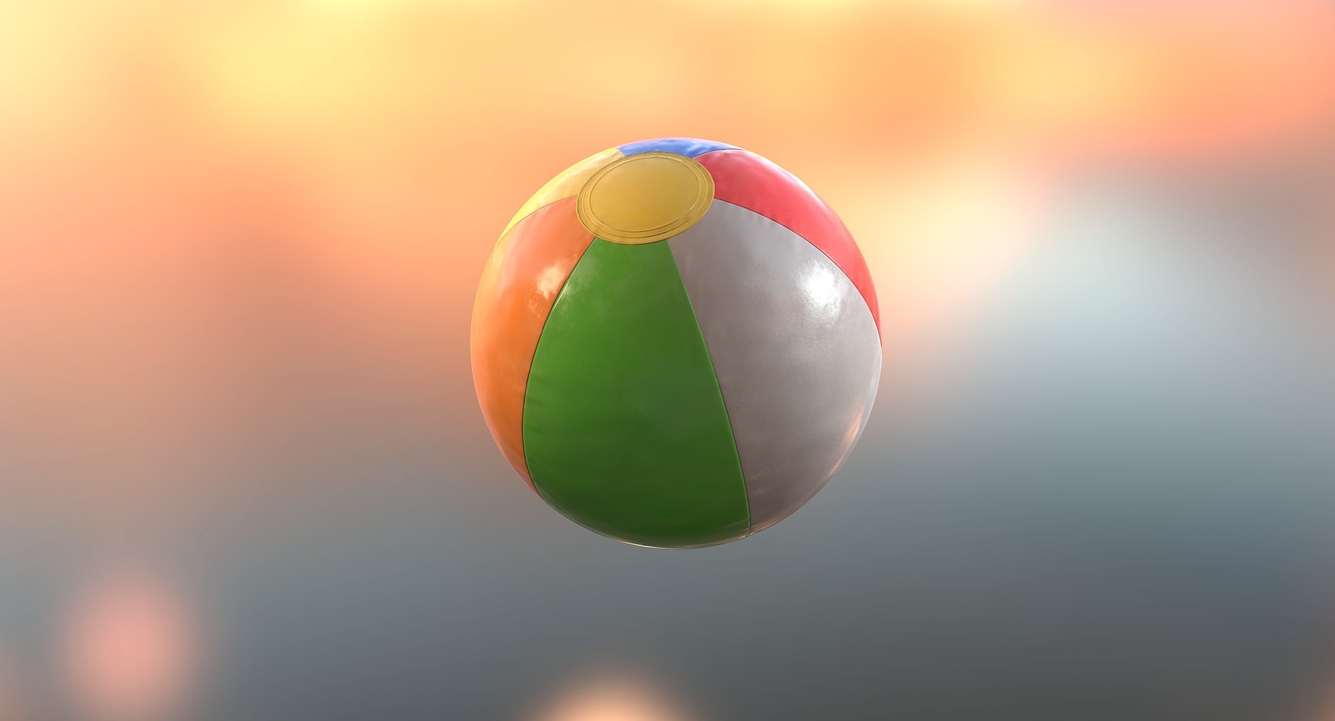 Beach Ball Model - TurboSquid 1187828