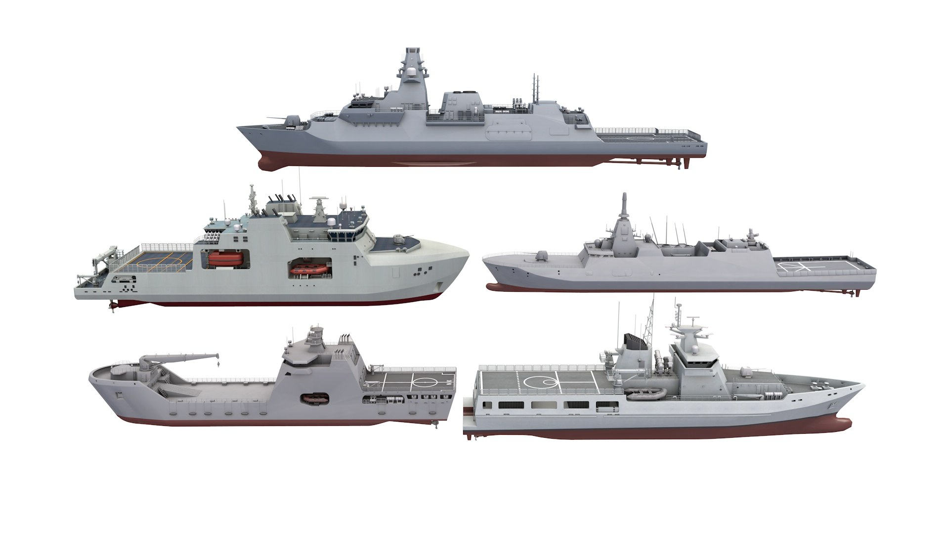 3d Japanese Destroyer Kagero Model