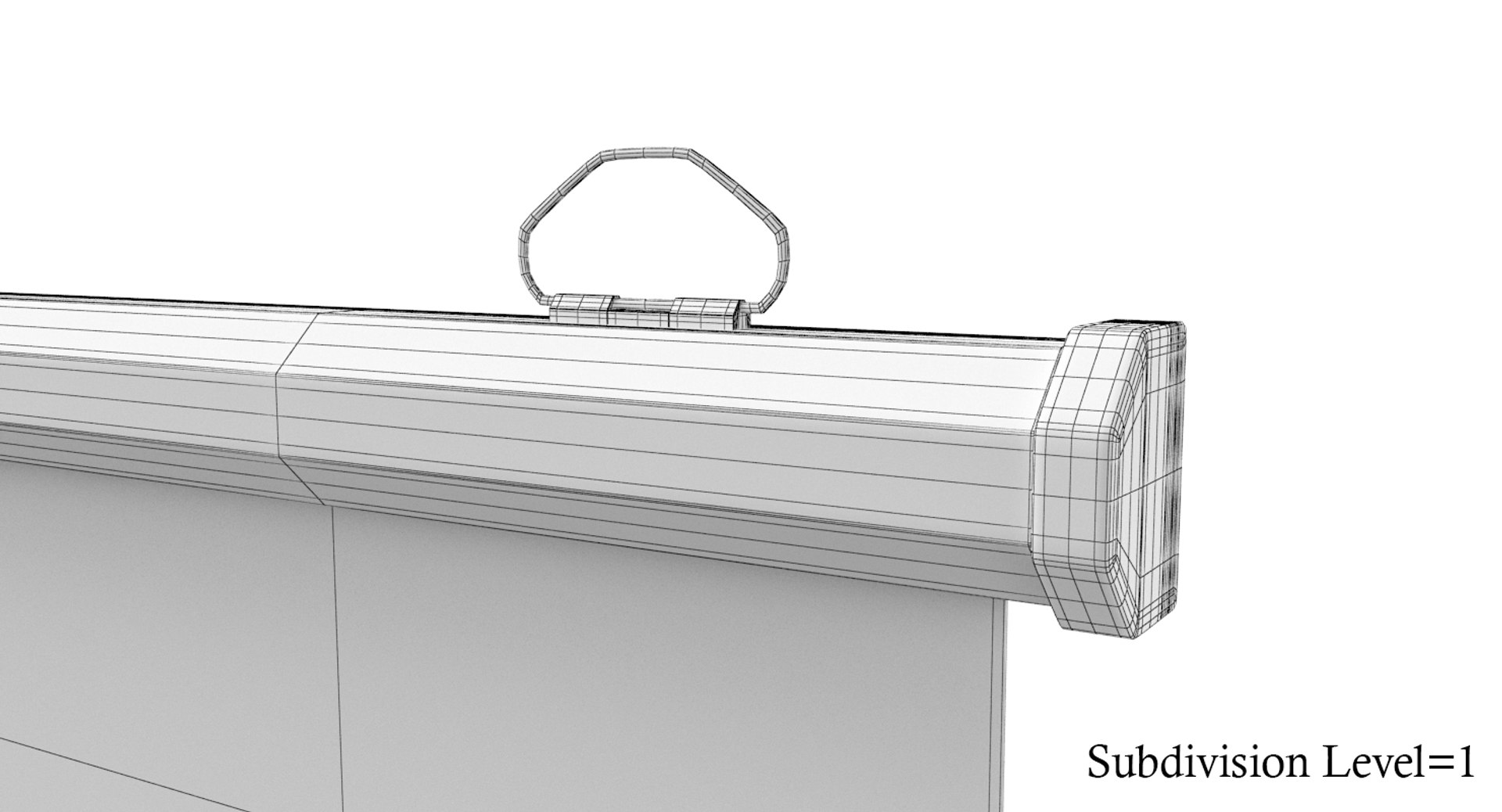 Projector Screen 3D Model - TurboSquid 1431527