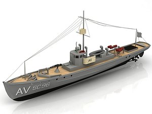 3D Anti Submarine Chaser US Navy